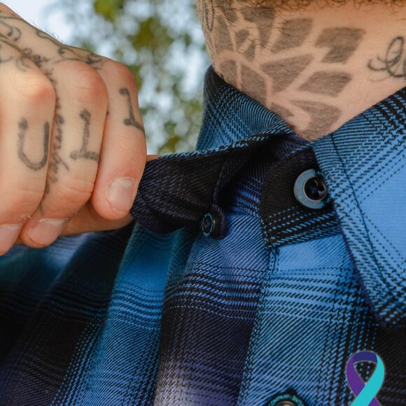 Dixxon Flannel x Teen LIFELINE Collab Limited Edition Flannel - Men's M - Picture 4 of 14